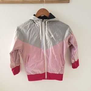 Nike Colorblock Windbreaker Zip Up Hoodie